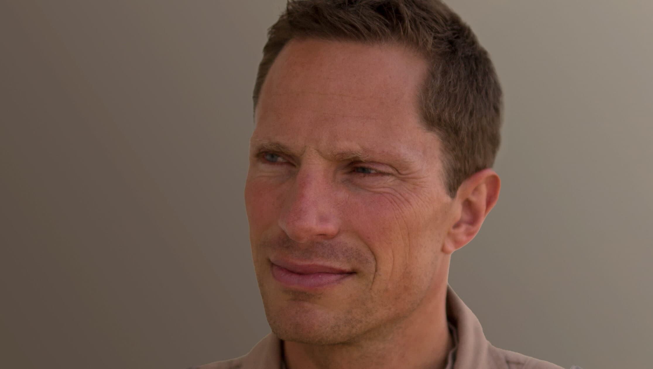 Jagerpiloten bag visiret